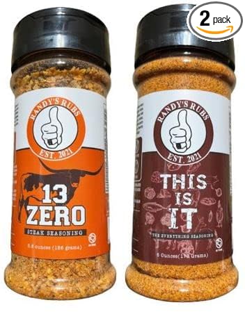 All Purpose Seasoning Bundle with Randy's Rubs Seasoning including THIS IS IT The Everything Seasoning (One 6 Ounce Shaker) GLUTEN FREE SUGAR FREE and Randy's Rubs