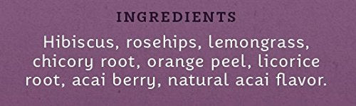Stash Tea Acai Berry Herbal Tea - Naturally Caffeine Free Non-GMO Project Verified Premium Tea with No Artificial Ingredients 18 Count (Pack of 6) - 108 Bags Total