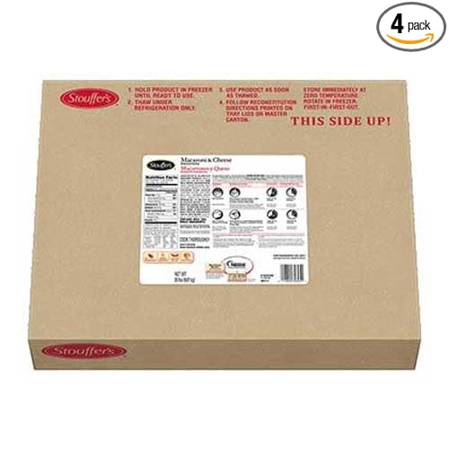 Nestle Stouffers Macaroni and Cheese 80 Ounce -- 4 per case.