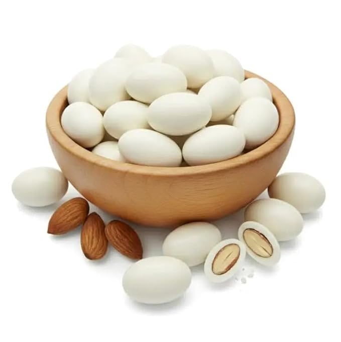 NY Spice Shop Yogurt Covered Almonds - 2 Pound Candy Coated Almond - Trail Mix Yogurt Almonds Sweet Nut Snacks - Gourmet Healthy Sweet Snacks for &amp Candy Buffet
