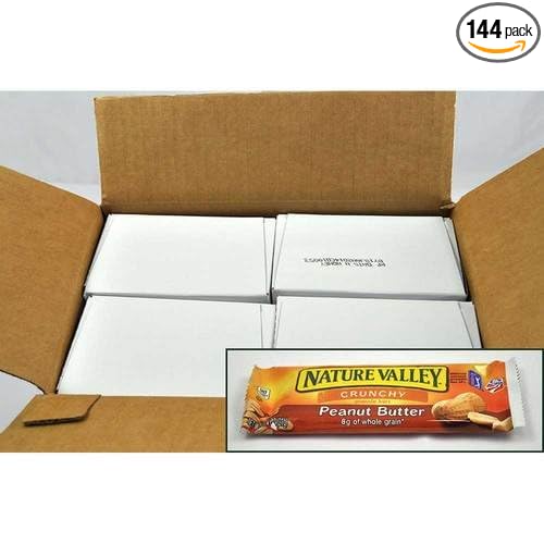 General Mills Peanut Butter Nature Valley Crunchy Granola Bar 144 Case .74 Ounce