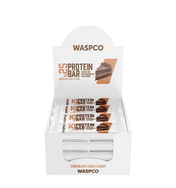 (12 Count) Protein Bars CHOCOLATE CAKE Gluten Free with 9g Protein and 0.5g Sugar36 G