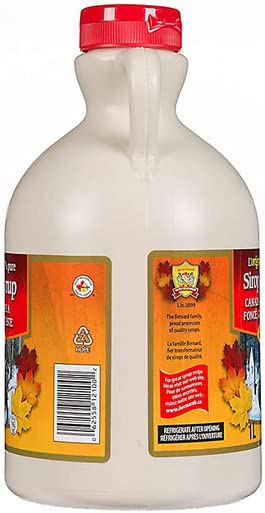 L B Maple Treat Maple Syrup Grade A Amber 4 Litre/1.06 Gallon Jug Imported from Canada)