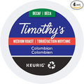 Timothy's Colombian Decaf  Single-Serve Keurig K-Cup Pods Medium Roast Coffee 96 Count (4 Boxes of 24 Pods)