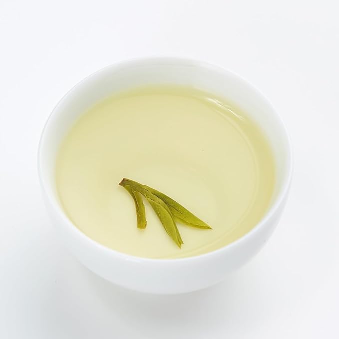 BAMATEA Longjing Green Tea Loose Leaf - Premium Chinese Dragonwell Tea 50g (1.76oz) Fresh &amp Smooth Flavor
