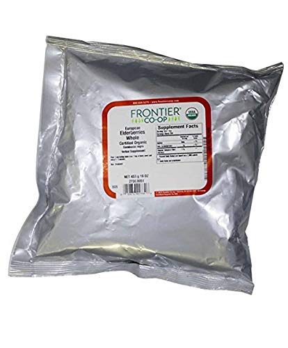 Frontier Elderberries Whole Organic 1 lb and Heavenly Organics 100% Organic Raw Neem Honey (12oz)