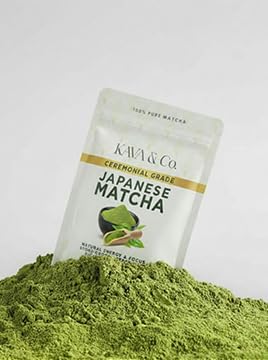 Kava &amp Co. Ceremonial Grade Japanese Matcha Green Tea Powder