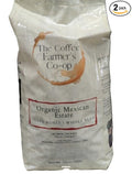 Organic Mexican Dark Roast Whole Bean coffee 24 Oz (Pack of 2)
