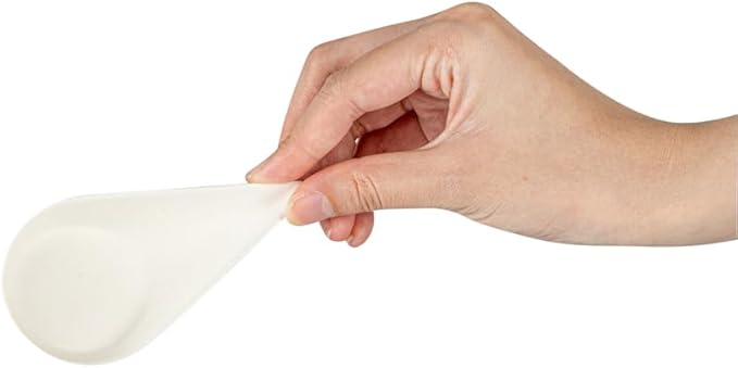 Restaurantware Tasting Spoons - 100 Pack - 4.25 Inch Pulp Safe Home Compostable Teardrop Mini Spoon - Eco-Friendly Sugarcane Bagasse Disposable Utensils for Catering Food Tasting