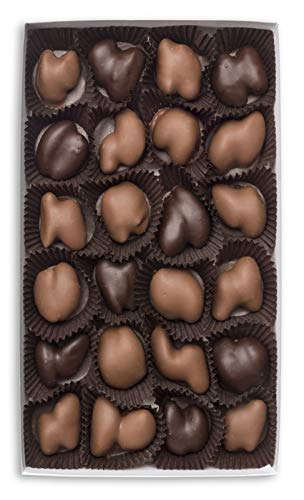 Mrs. Cavanaugh's 2 lb Brazil Cluster Mixed (Milk 65% &amp Dark 35%) Chocolate
