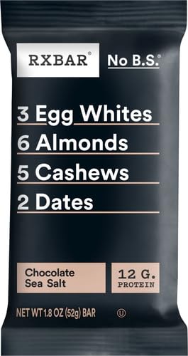 Rx Bar Chocolate Sea Salt Protein Bar 1.83 Oz 12 Count