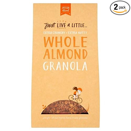 Just Live a Little Whole Almond Granola 400g - Pack of 2