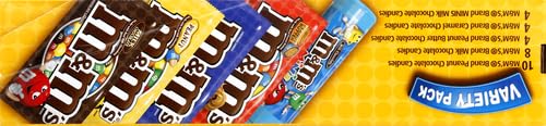 M&ampM's Chocolate Variety Pack 30 Full Size Packs