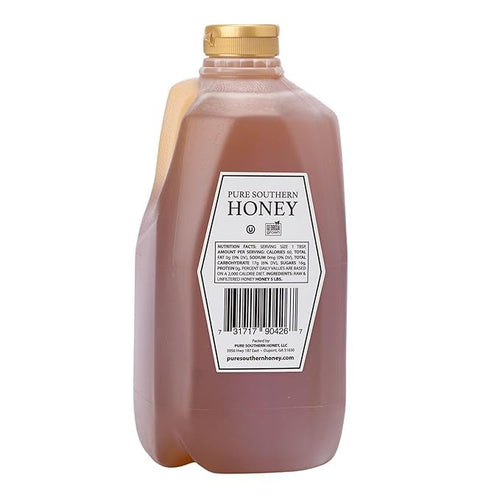 5 lbs. 100% Raw &amp Unfiltered Gallberry Honey - American Made by Pure Southern Honey