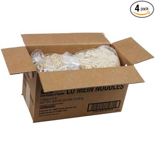 Amoy Lo Mein Noodles 5 Pound -- 4 per case.