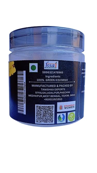 Premium Green Raisins 500g (2x250g) – Mahamandaleshwar | Seedless Indian Kishmish | Handpicked Aromatic &amp Sweet | Traditional Dry Fruit