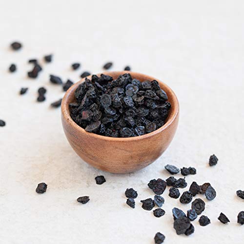 Dried Organic Wild Bilberries - Northwest Wild Foods -Dried Fruit - for Granola Morning Snack Baking Trail Mix (1 Pound)