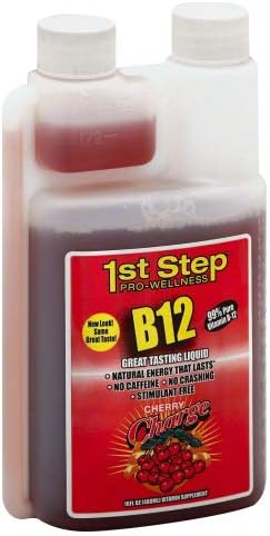 High Performance Fitness INC. 1st Step Liquid B-12 Cherry Charge 16-fluid ounces