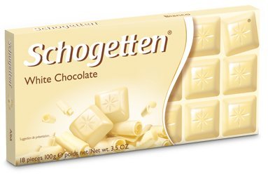 Schogetten German White Chocolate Bars 100g/3.5oz (Pack of 6)