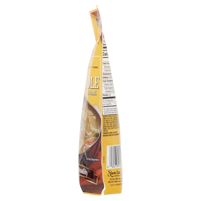 Shore Lunch Classic Chicken Noodle Soup Mix 9.2 oz 8 Hearty Servings Makes 1/2 a Gallon (Pack of 6)