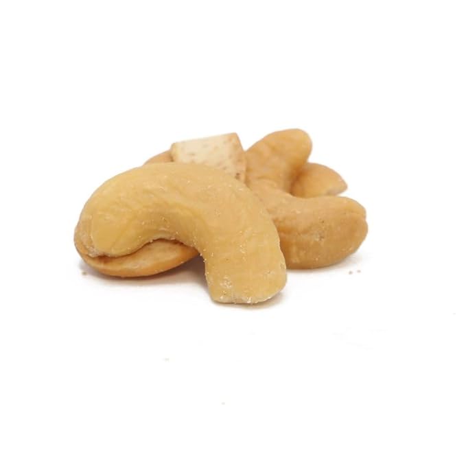 C.J. Dannemiller Cashew Halves Bulk 10 LB Box Roasted &amp Salted Split Cashews Perfect for Snacking Cooking Trail Mixes