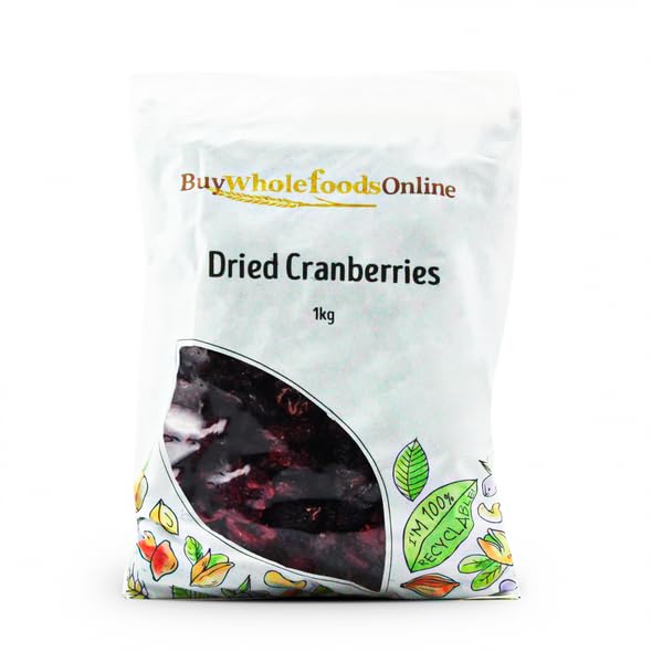 Buy Whole Foods Dried Cranberries (1kg)