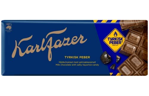 Karl Fazer Chocolate 180g-200g (Pack of 10) - Pick Any 10 bars from 14 Flavors Finnish Chocolate