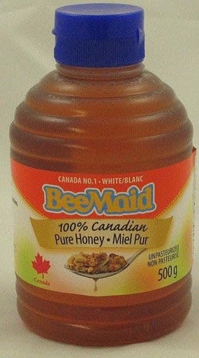 BeeMaid Unpasteurized White Liquid Upside Down Honey 500 GR