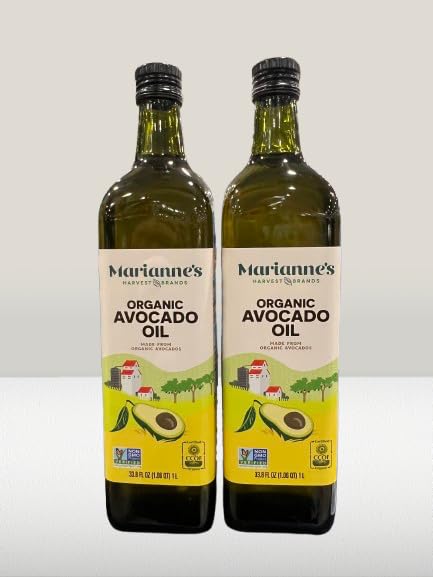 Marianne’s Harvest Organic Avocado Oil 1-Liter (Pack of 2)