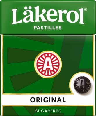 Lakerol Läkerol Sugarfree Pastilles 6-Flavor Variety: Two 0.8 oz packages each in a SOPOSOPO Box (Total of 12 items) SÖPÖSÖPÖ Box