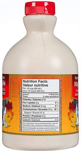 L B Maple Treat Maple Syrup Grade A Amber 4 Litre/1.06 Gallon Jug Imported from Canada)
