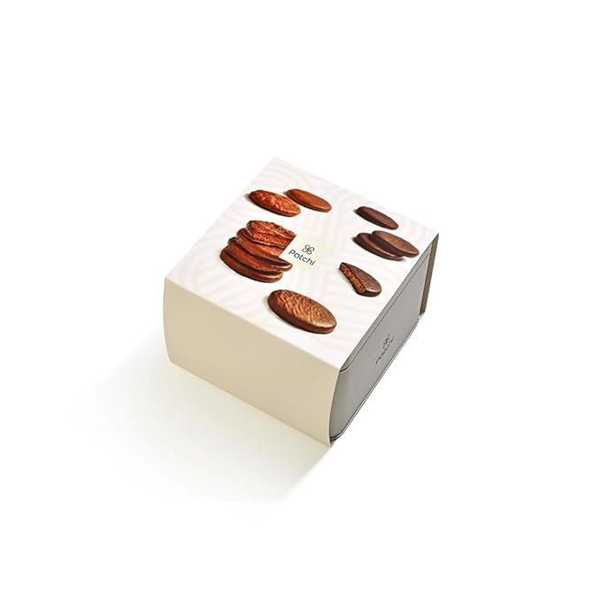 Box of 24 Pieces Les Cookies | Dark Chocolate Lemon &amp Praline Cookies Dipped in Milk Chocolate | Luxury Chocolate Treats with Hazelnuts | Ideal Gift