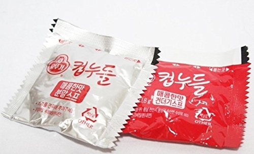 OTTUGI Korean Instant diet ramen low calories 120kcal diet snackhot soup noodle (Spicy Noodles Flavour 120kcal X 6pcs)