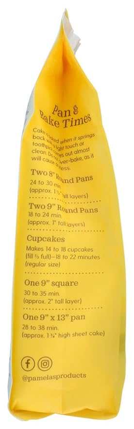 PAMELAS MIX CAKE GFWF ND CLSC VANLA 21 OZ PK- 6