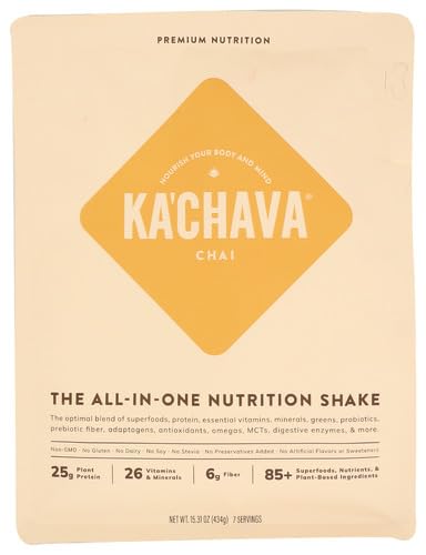 Kachava Nutrition Superblend Shake Chai 15.3 oz 7 Servings (Pack of 3)