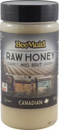 BeeMaid Raw Honey Canada #1 White 500g/17.6oz (Imported from Canada)