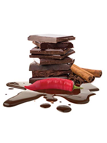 Chuao Chocolatier Spicy Maya Dark Mini Chocolate Bars | Gourmet Chocolate Cinnamon Cayenne Artisan European No Preservatives | For Gift Baskets Christmas Valentines Day Gifts | 100 Pack