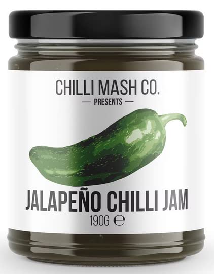 Chilli Mash Company - Jalapeño Chilli Jam | Medium Chilli Heat - 6.70oz / 200gr Glass Jar
