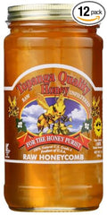 T.opanga Quality Honey Honeycomb Jar Sage 16 oz (Pack of 12)