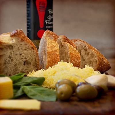 OMG! Gourmet Basil Garlic Parmesan Dipping Oil | As found in Pike Place Market (Delicious Perfect for breads veggies salads and marinades) 375ml/12.7oz