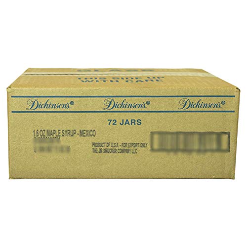 Dickinson's Pure Maple Syrup 1.6 Ounce (Count of 72) Pack of 1