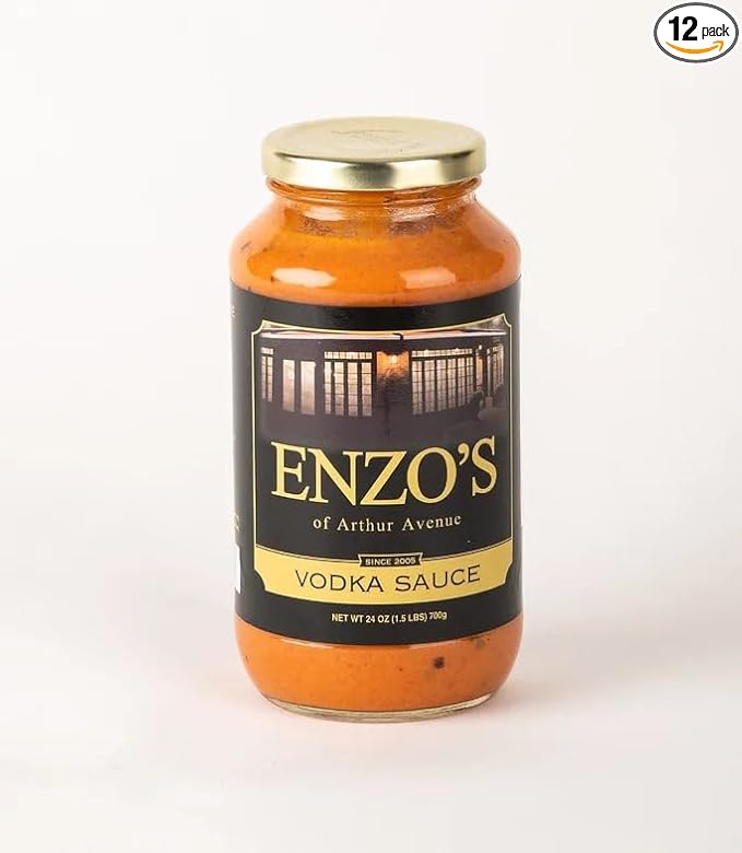 Enzos Of Arthur Avenue Pasta Sauce Vodka 24 oz (Pack of 12)