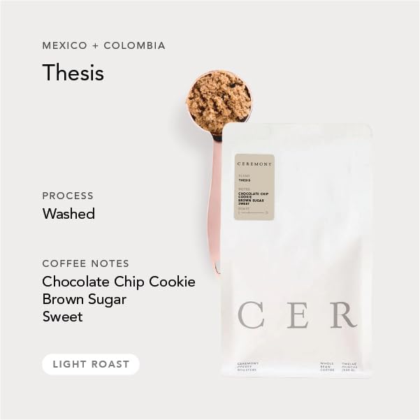 Ceremony Coffee Roasters - House Coffees Roast Variety Pack - Specialty Whole Bean Antithesis Synthesis &amp Thesis Blends- 3 x 12oz bags (Whole Bean)