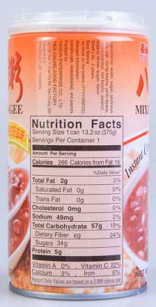 Taisun Ready to eat Porridge Dessert Mixed Congee13.2oz x 24 cans