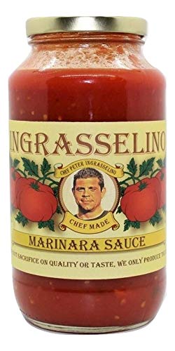 INGRASSELINO Marinara Sauce CHEF MADE We Do Not Sacrifice On Quality Or Taste We Only Produce The Best! (24 oz) 3 Pack