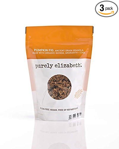 Purely Elizabeth Ancient Grain Granola Pumpkin Fig 12 Ounce (Pack of 3) by purely elizabeth