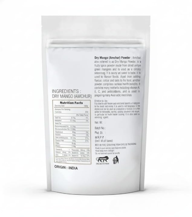 Dry Mango Powder a Cooking and Kitchen Essential Amchur Mango Powder All-Natural Flavor -100 gm