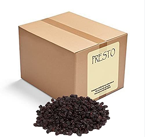 Currants Natural USA Zante Dried Seedless Grapes Snack Ingredient Sweet Tangy Healthy Super Food Lucius Mindful packed in a 10 lbs. (160 oz.) bag/box By Presto Sales LLC