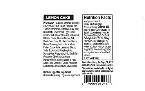 Ne-Mo's Bakery Lemon Cake Square - 36 pack