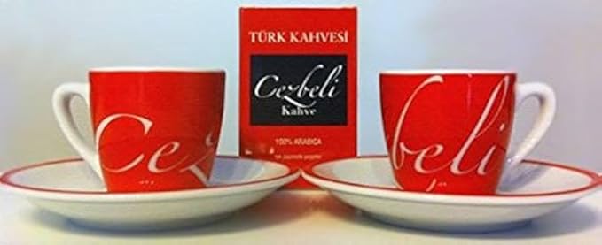 Cezbeli Fine Ground Turkish Coffee 17.6 oz Can - Imported from Turkey Authentic Traditional Turkish Kahve Perfect for Cezve Pot